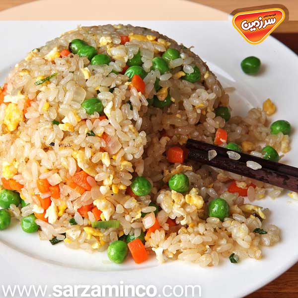 غذا با برنج